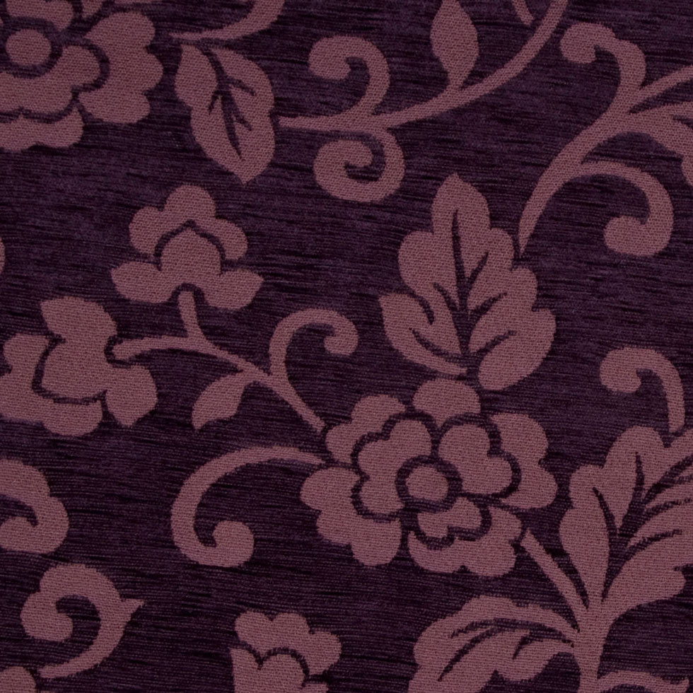 Aubergine Floral Chenille - Joann Fabrics