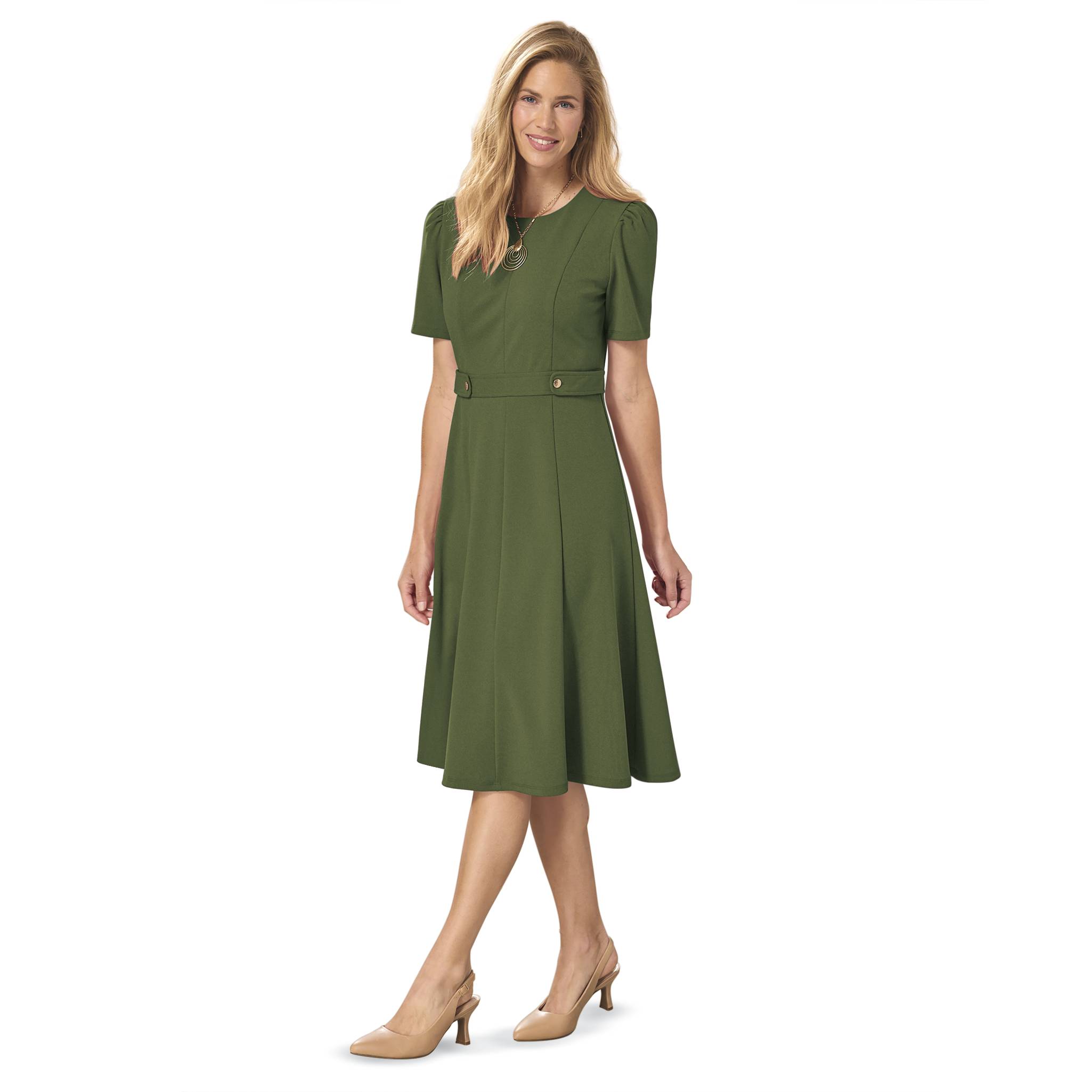 Side Tab Knit Dress - Northstyle Catalog