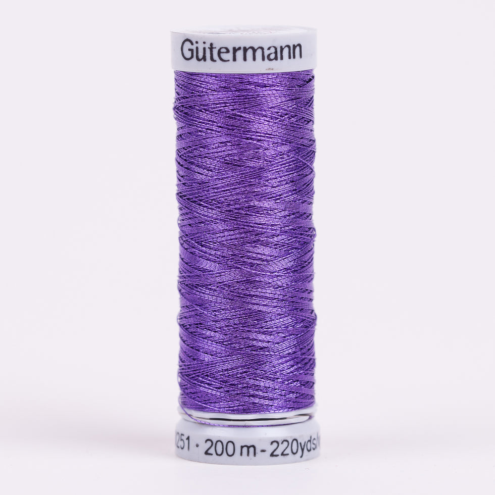 Gutermann Metallic Thread 200m - 571 Helio Purple - Joann Fabrics
