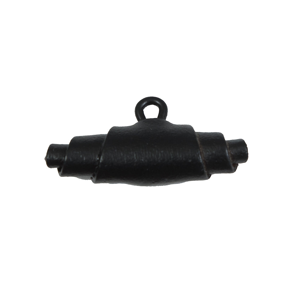 Black Leather Toggle - 60L/38mm - Joann Fabrics