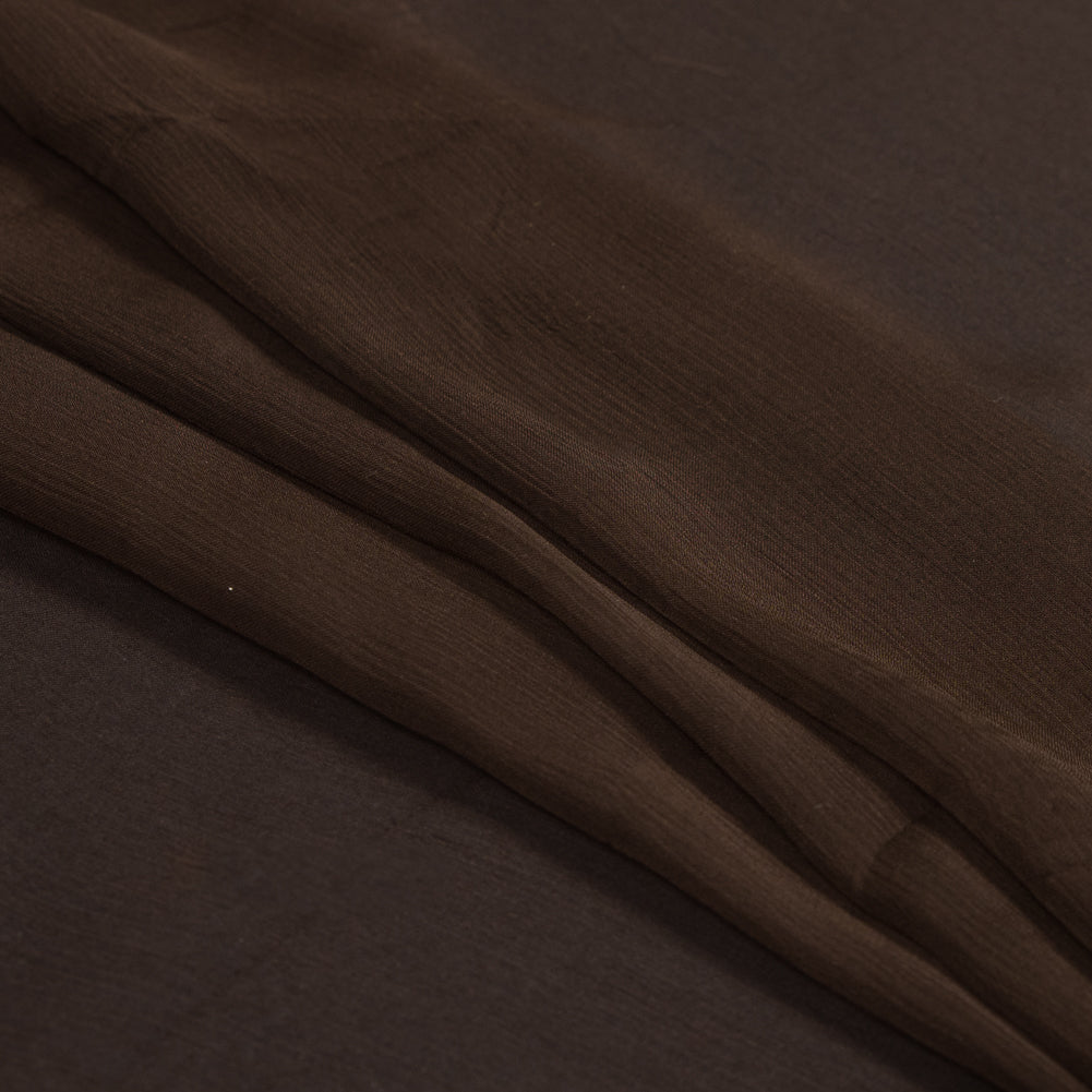 Chocolate Crinkled Silk Chiffon - Joann Fabrics