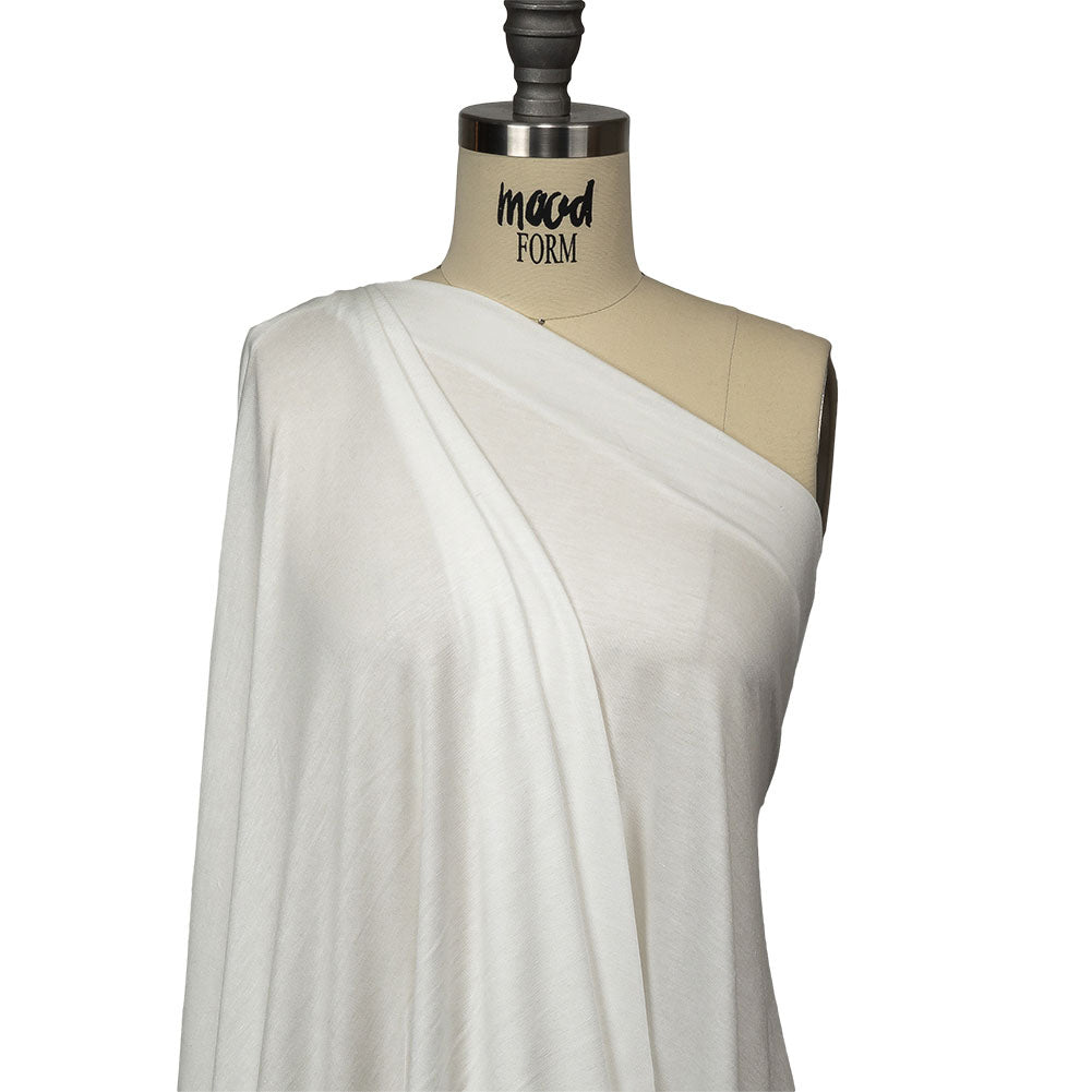 Ultra-Soft Rayon Jersey - White - Cyrus Collection - Joann Fabrics