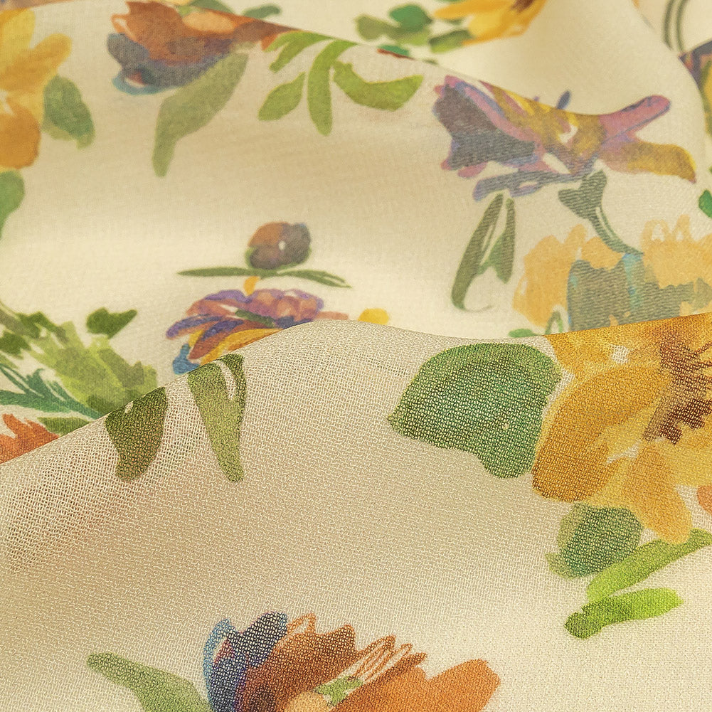 Mood Exclusive Beige Artist's Allure Viscose Georgette - Joann Fabrics