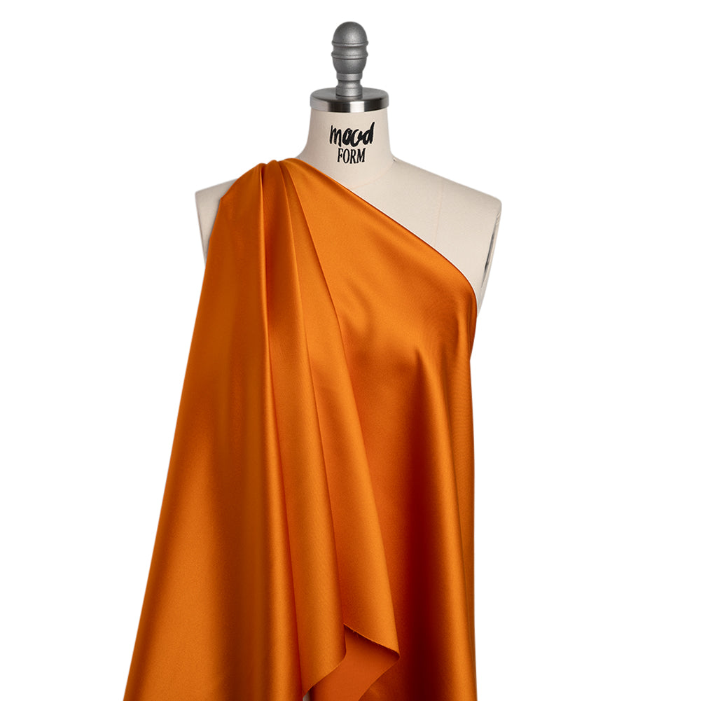 Polyester Satin - Ultra Pumpkin - Reverie Collection - Joann Fabrics