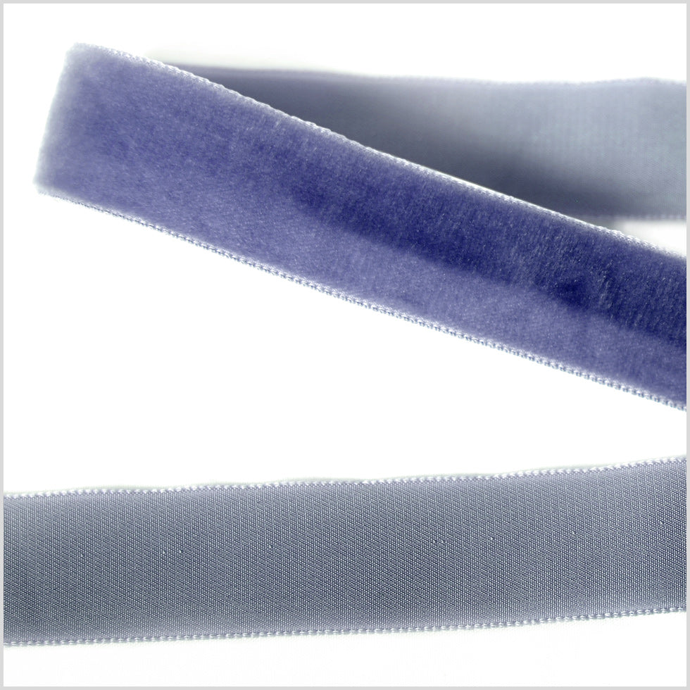 Single Faced Velvet Ribbon Made in Italy - 7/8