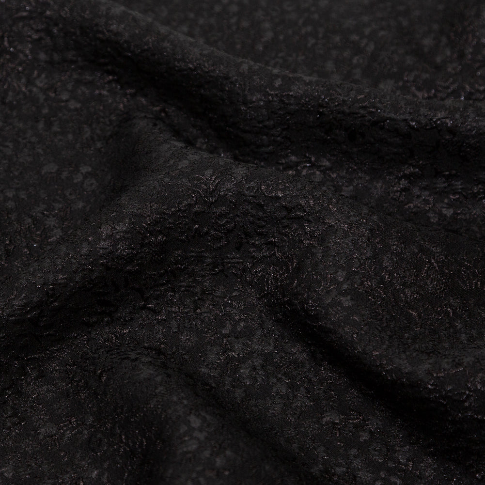 Metallic Black Luxury Floral Brocade - Joann Fabrics
