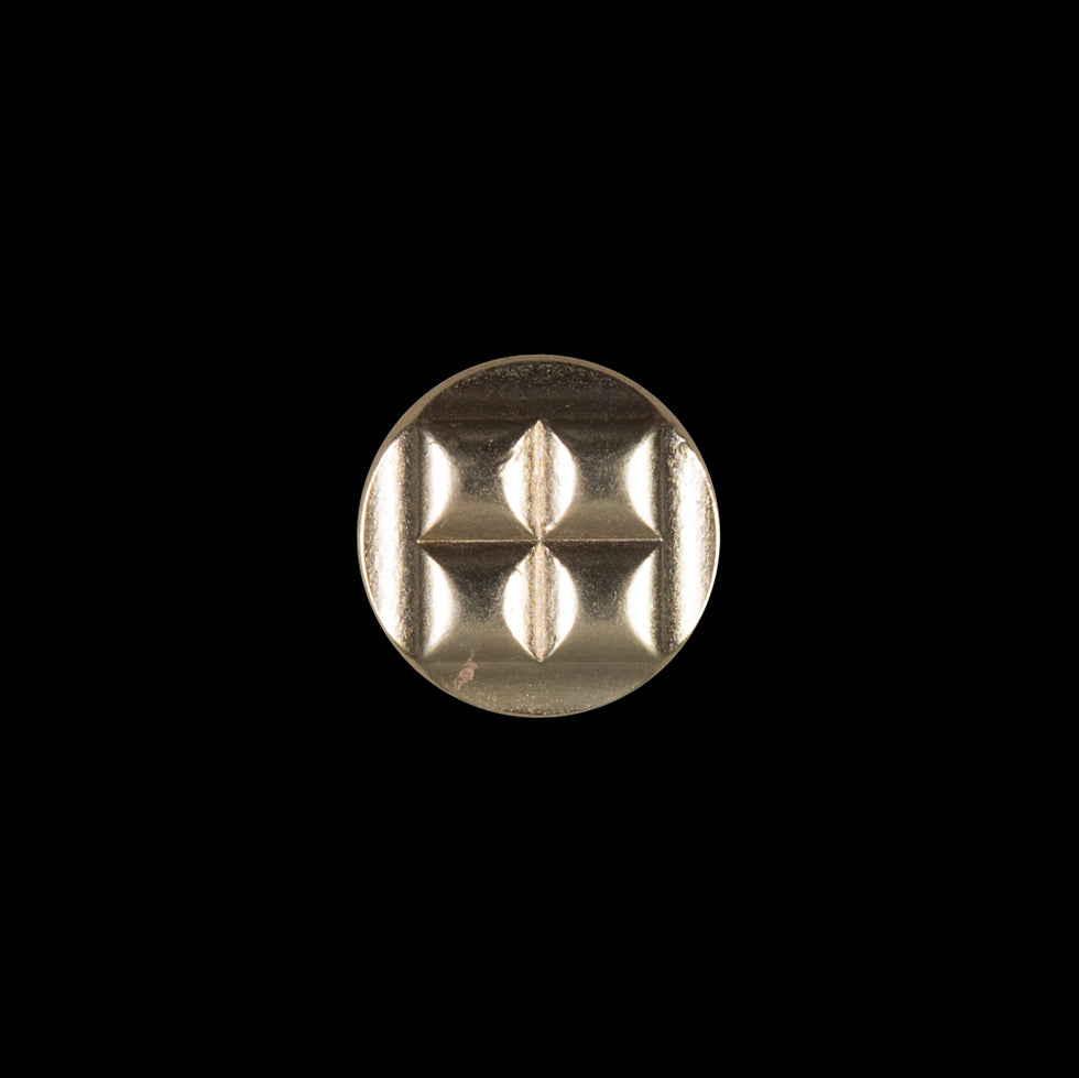Gold Metal Shank Back Button - 20L/12.5mm - Joann Fabrics