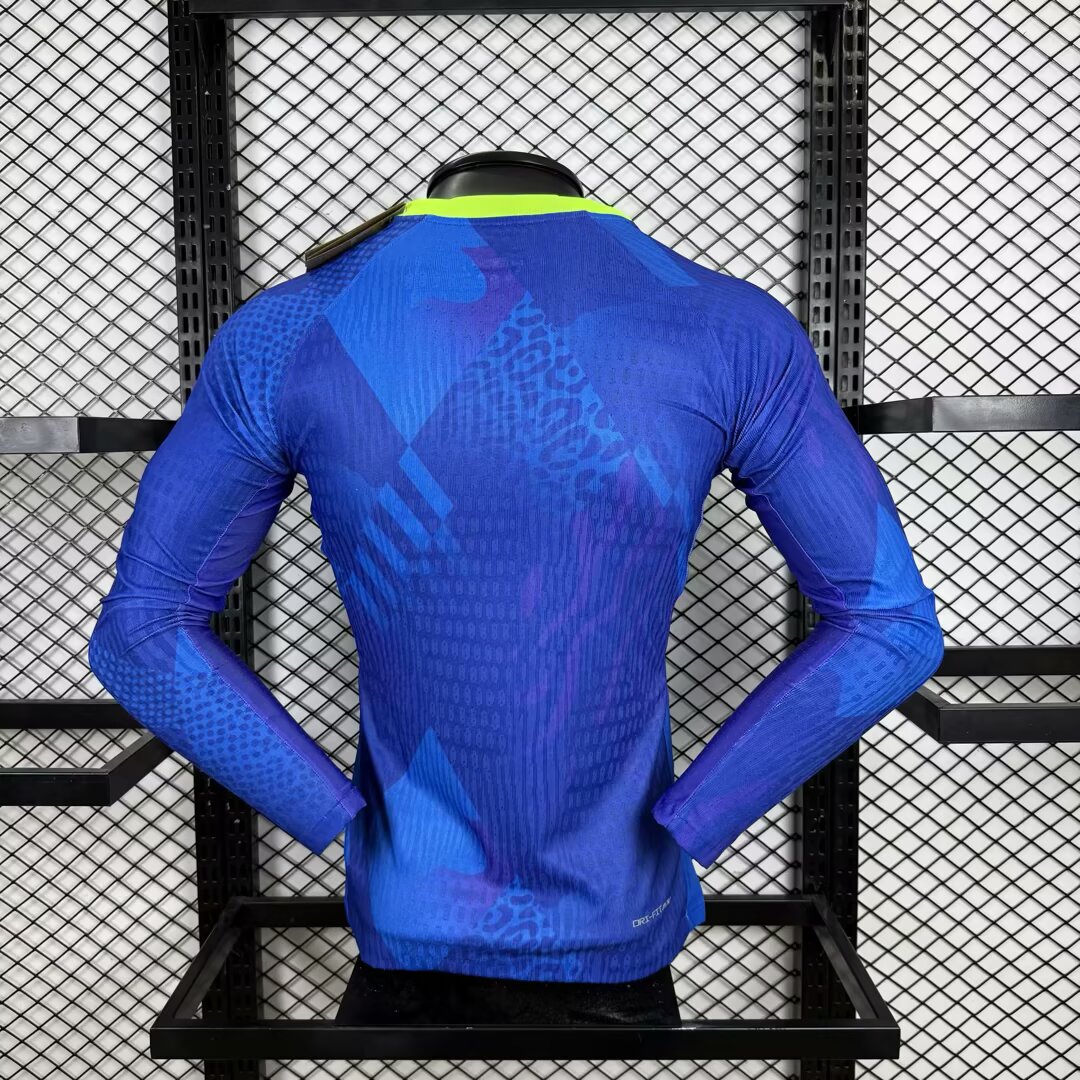 2025/2026 Long sleeves Player Version Brazil Away Football Jersey 1:1 Thai quality