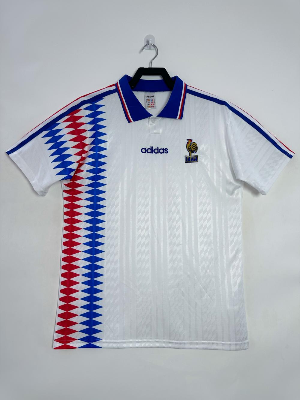 1994 Retro France Away Football Shirt 1:1 Thai Quality