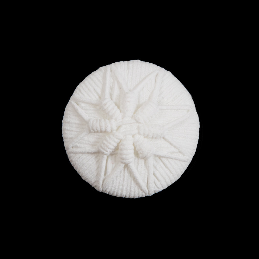White Plastic Floral Shank Back Button - 36L/23mm - Joann Fabrics