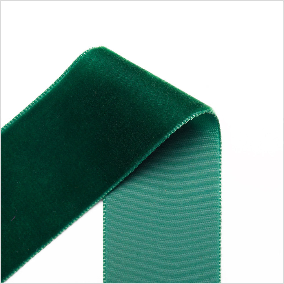 Single Faced Velvet Ribbon Made in Italy - 1.5