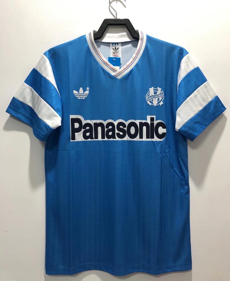 1990 Retro Olympique de Marseille Away Football Jersey 1:1 Thai Quality
