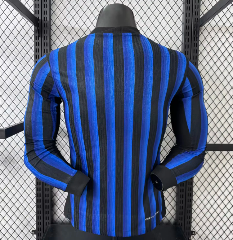 2025/2026 Long Sleeves Player Version Inter Milan Home Football Jersey1:1 Quality Thai