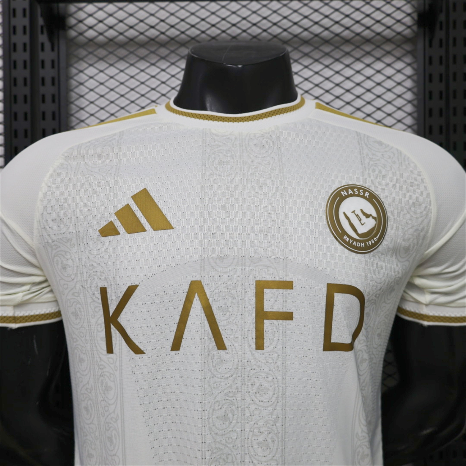 Al Nassr Riyadh Victory 26-27 Away Jersey With Sponsors - Player Version - UnitedFutballJersey