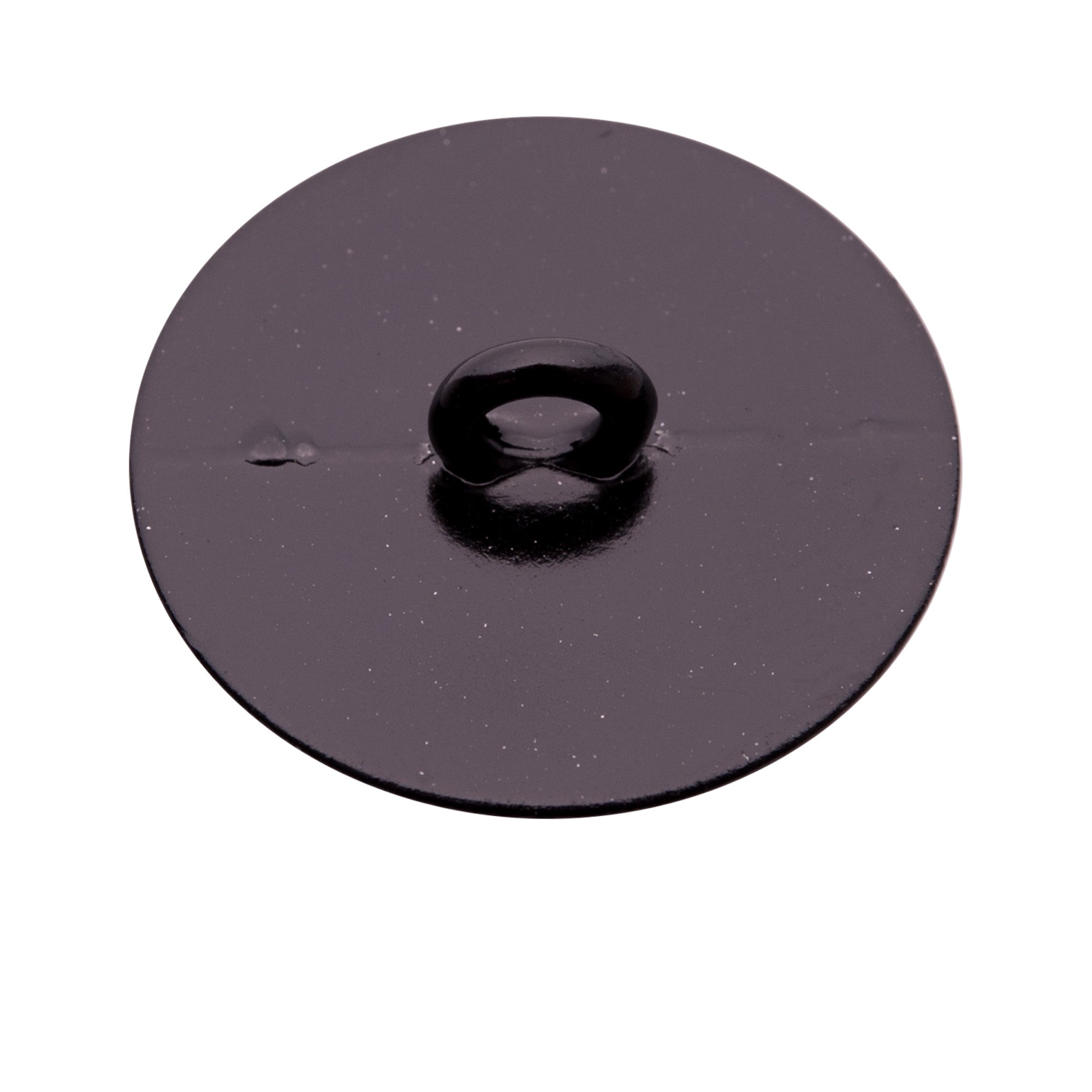 Italian Black Zamac Shank Back Button - 44L/28mm - Joann Fabrics