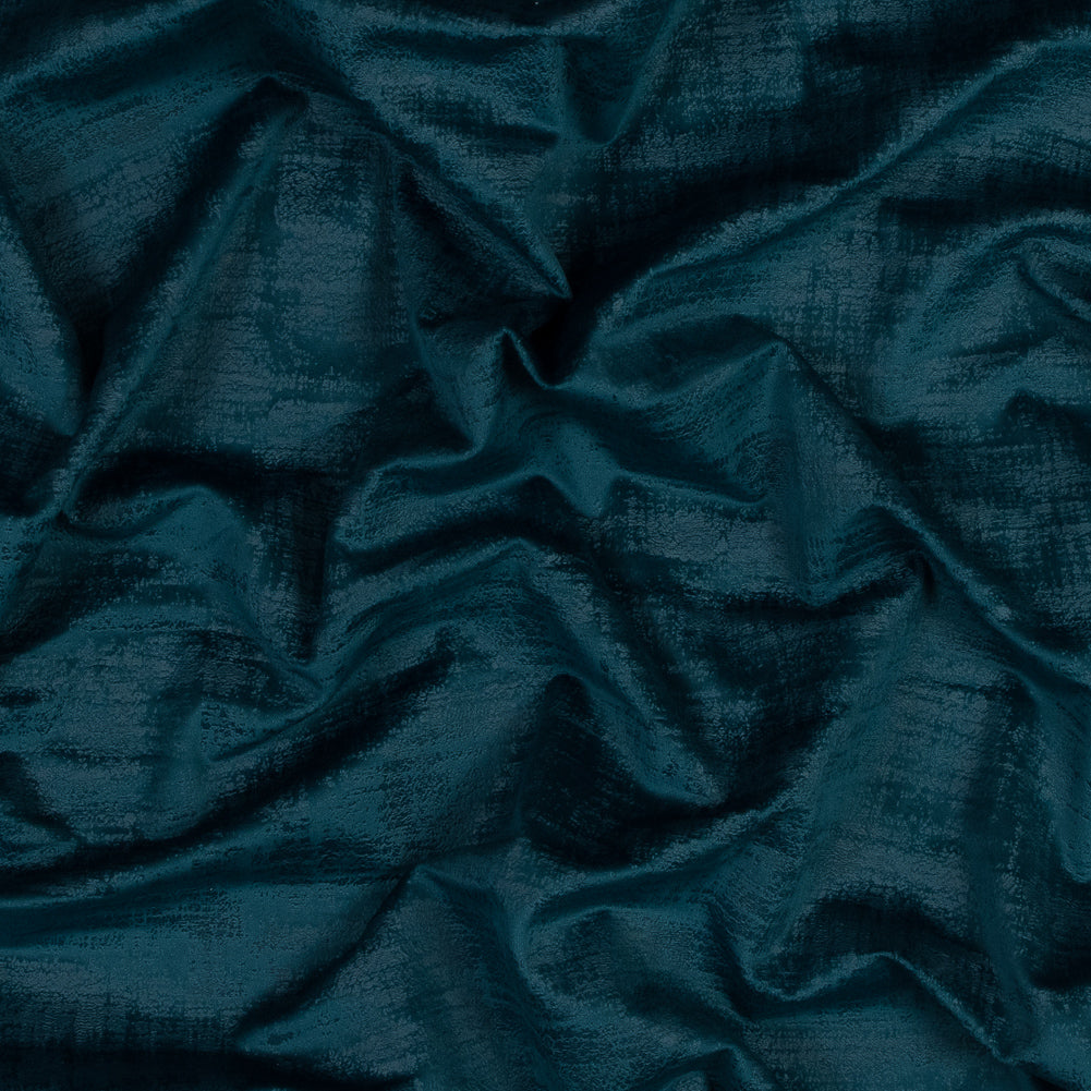 Embossed Textured Velvet - Peacock - British Imported - Joann Fabrics