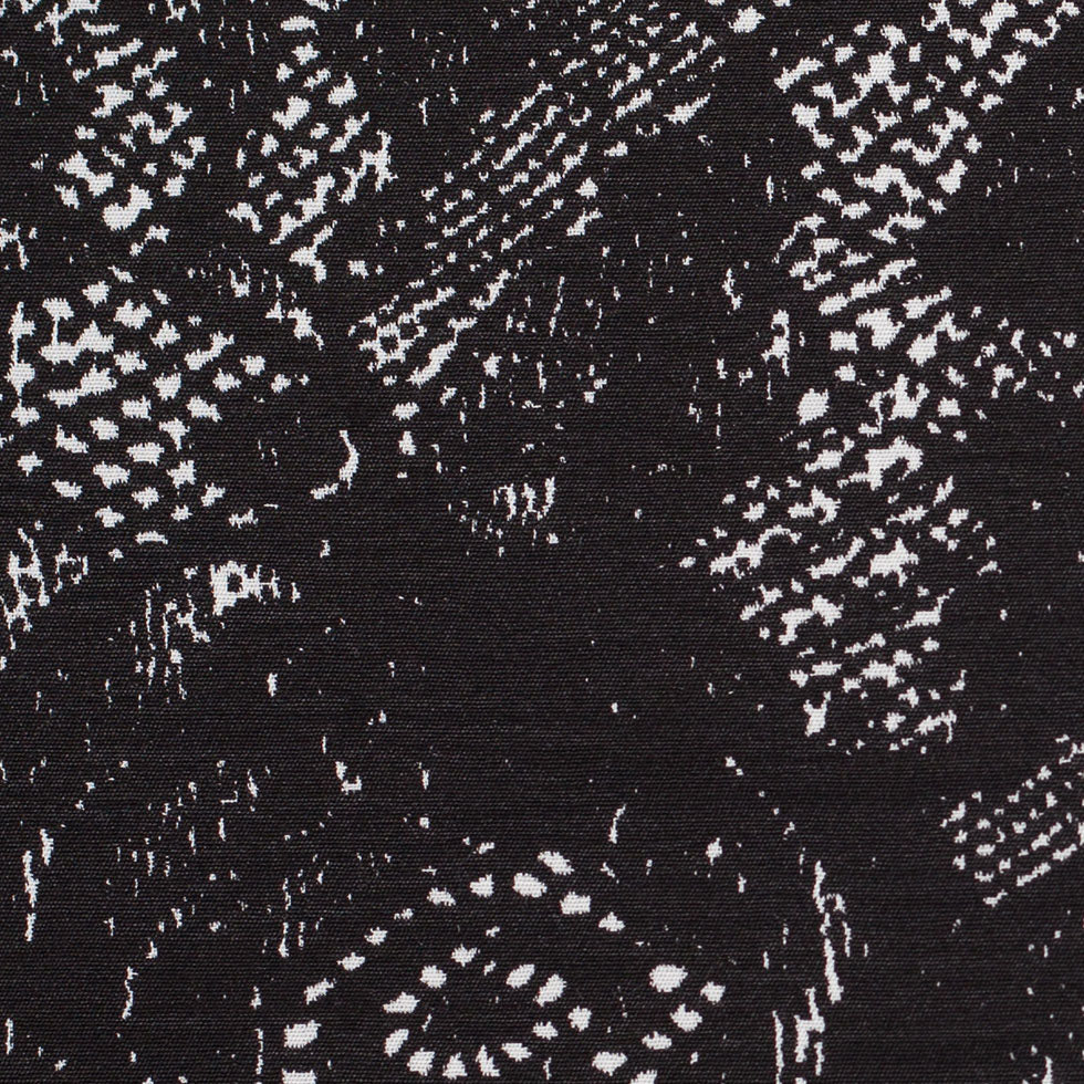 Black and White Abstract Wrinkled Polyester Woven - Joann Fabrics