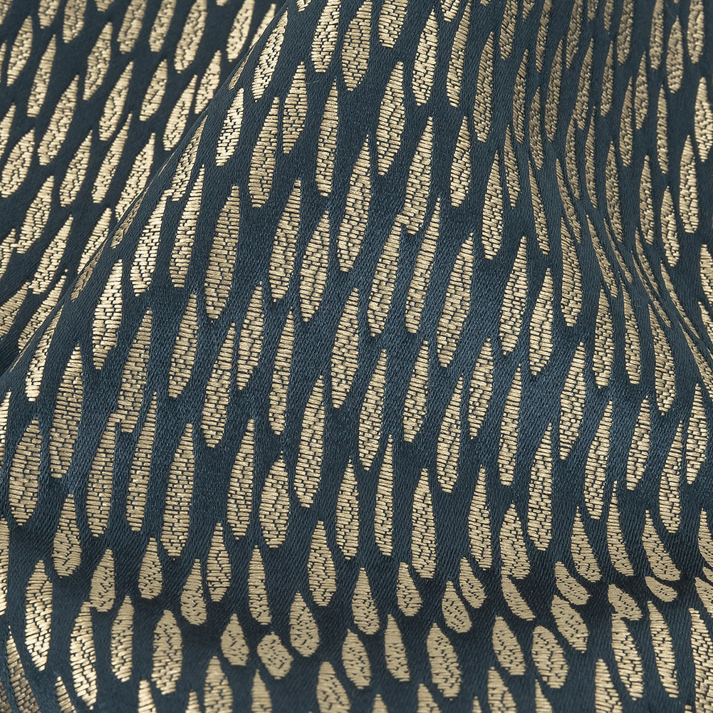 Luminous Drapery Jacquard - Ink Raindrops - British Imported - Joann Fabrics