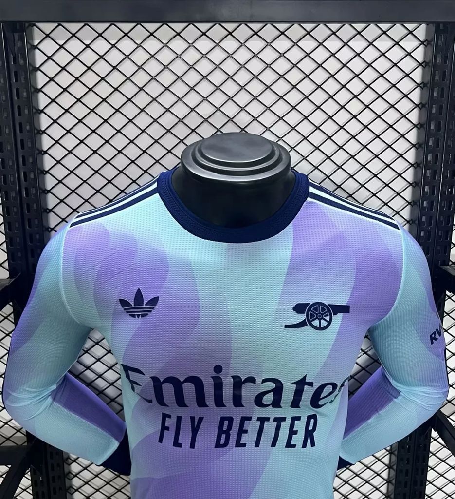 2024/2025 Long Sleeves Arsenal Third Away Player Version Football Shirt 1:1 Thai Quality