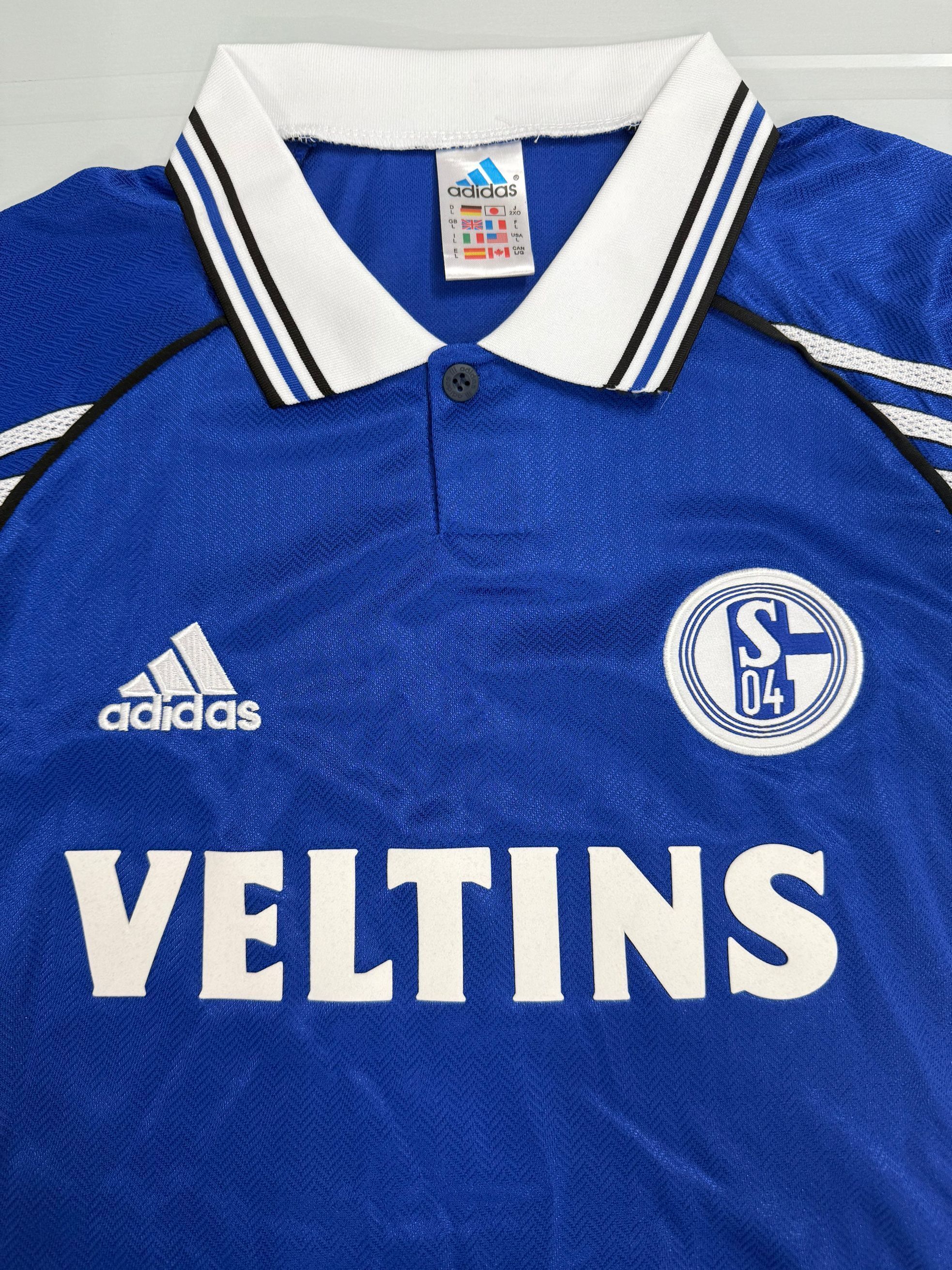 1998/2000 Retro Schalke 04 Home Football Jersey 1:1 Thai Quality