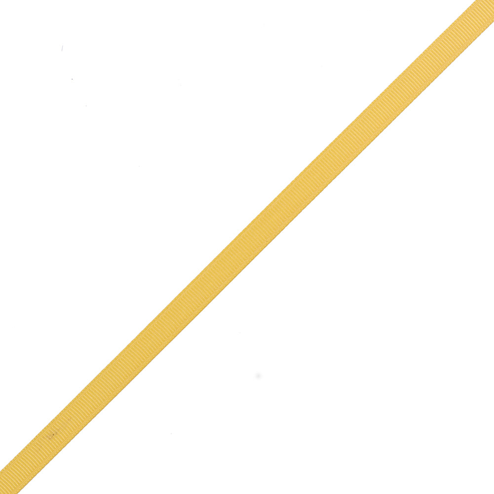 Yellow Grosgrain Ribbon - 0.375