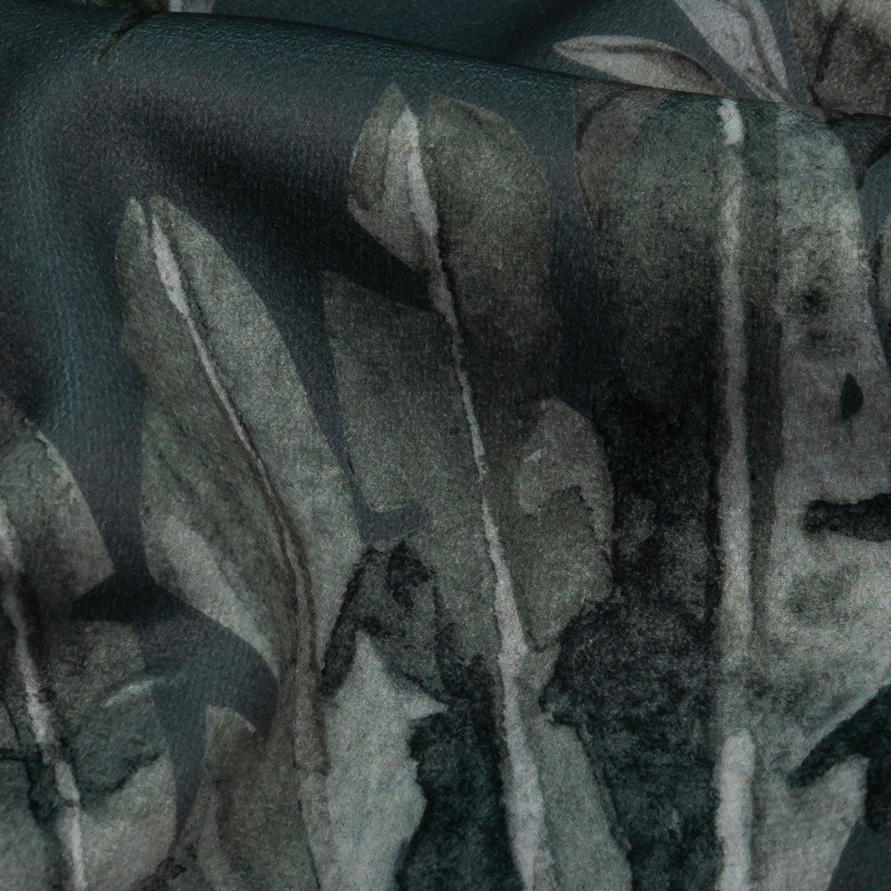 Polyester Microvelvet Print - Slate Tropical Birds and Butterflies - British Imported - Joann Fabrics