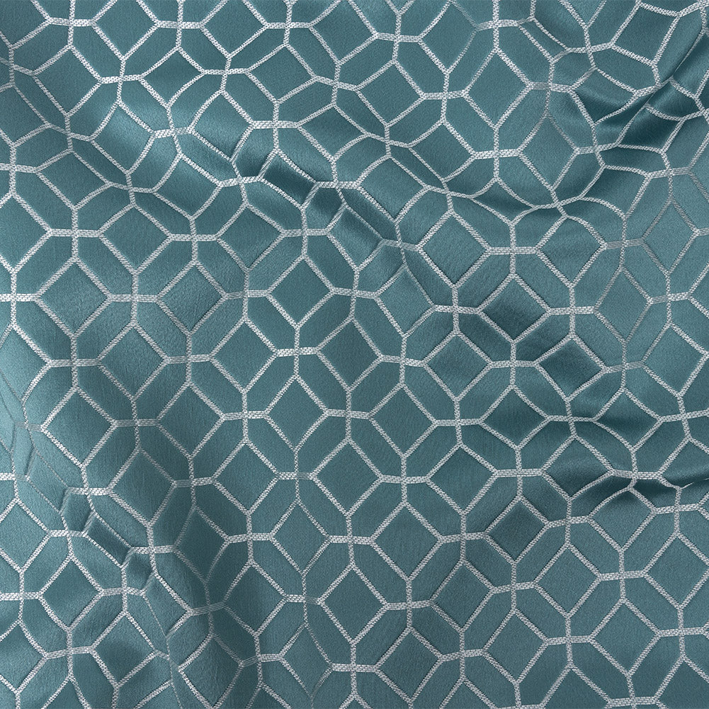 Polyester Jacquard - Sky Tiled Geometric - British Imported - Joann Fabrics