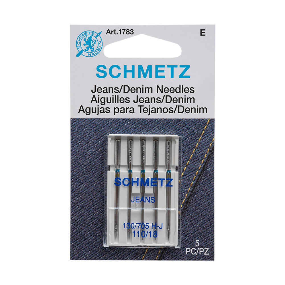 Schmetz Denim/Jeans Machine Needles - 110/18 - 5 ct - Joann Fabrics