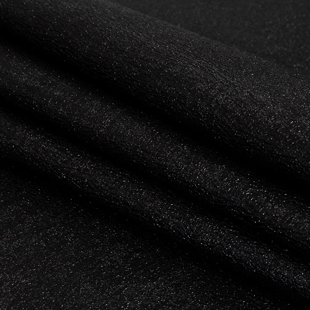 Metallic Black Crackle Luxury Brocade - Joann Fabrics