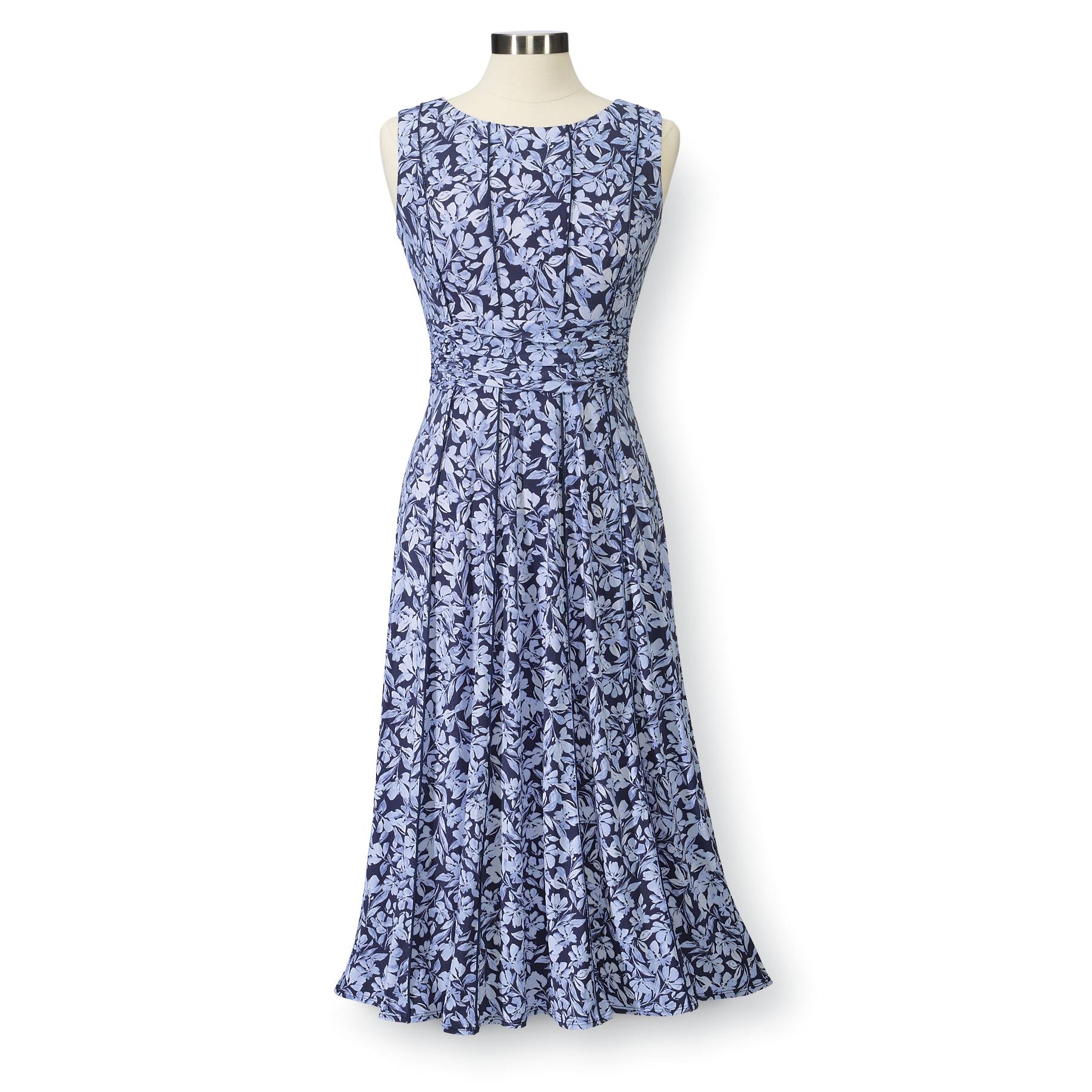 Seamed Indigo Garden Dress - Northstyle Catalog