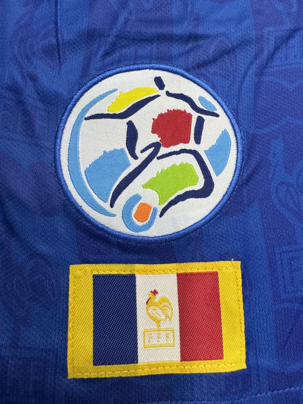 1996 Retro France Home Football Shirt 1:1 Thai Quality