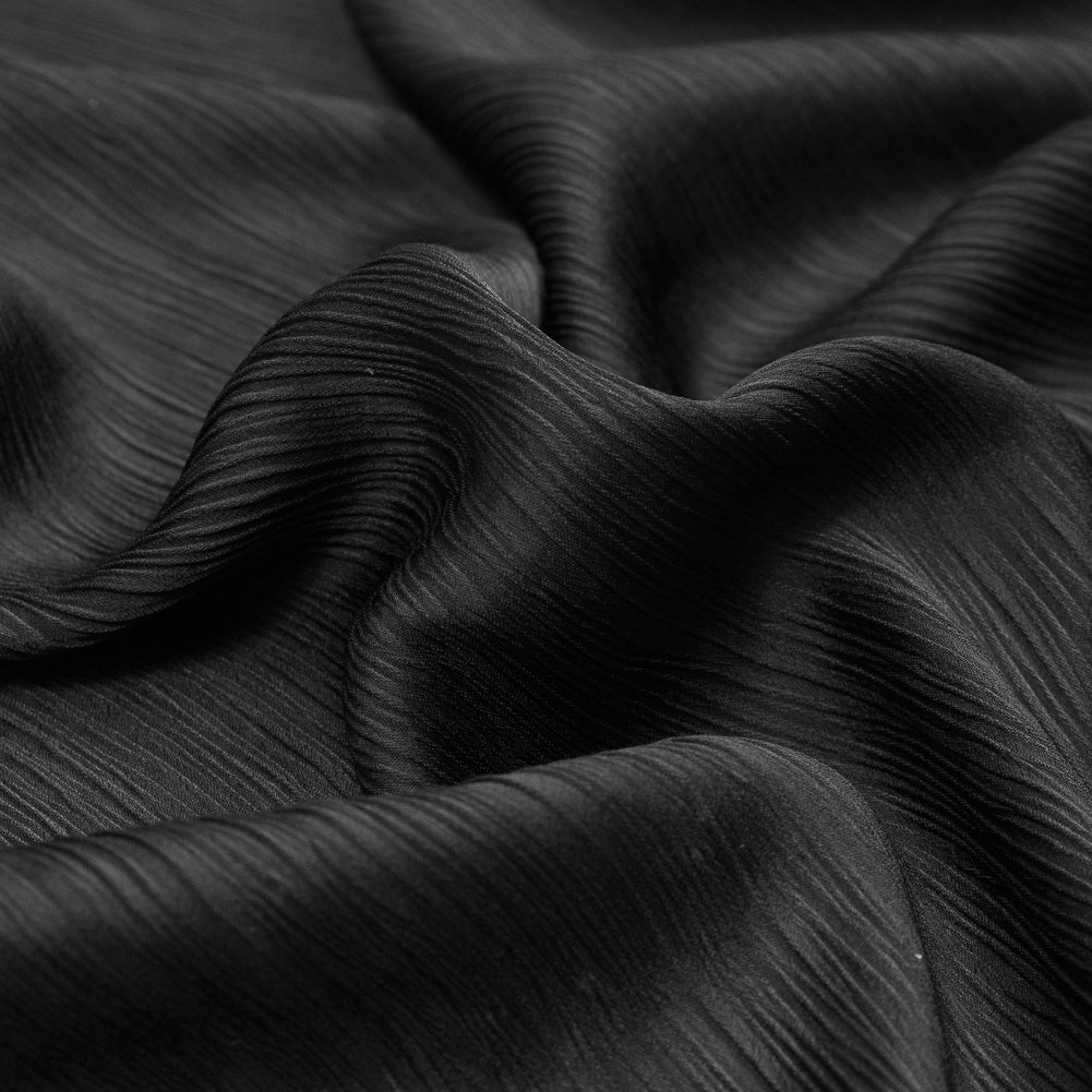 Black Stretch Rayon Plisse - Joann Fabrics