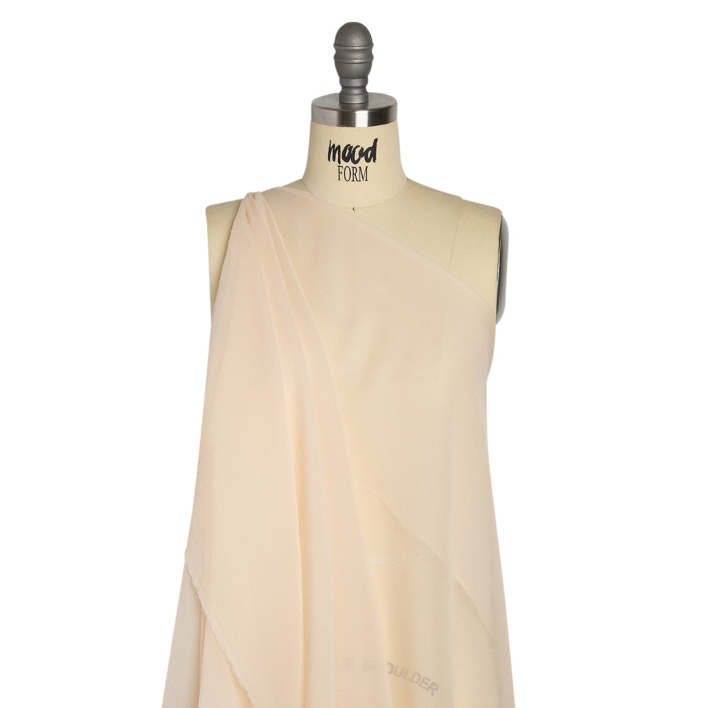 Crinkled Silk Chiffon - Cream Pink - Premium Collection - Joann Fabrics