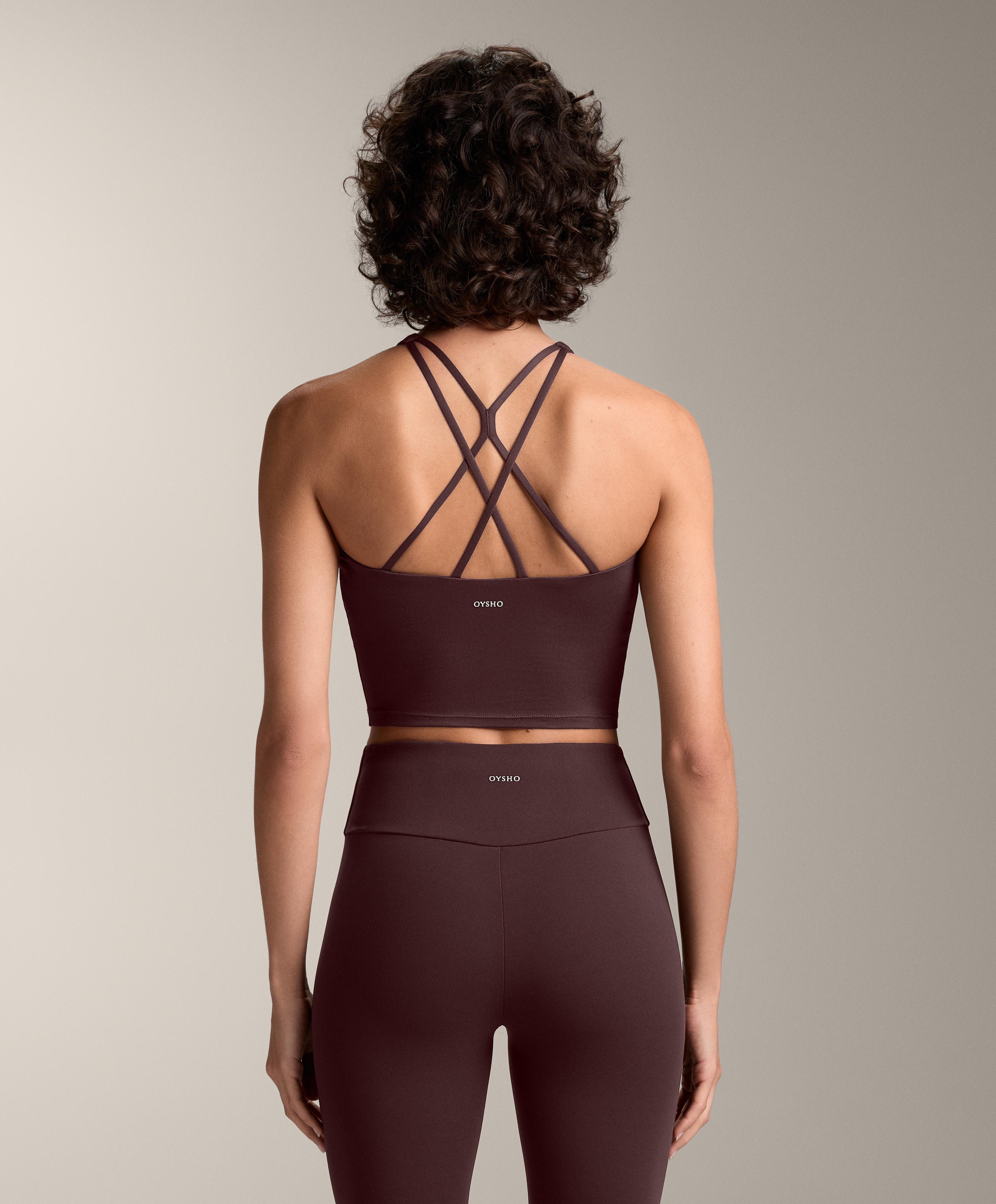 Comfortlux strap tank top with cups