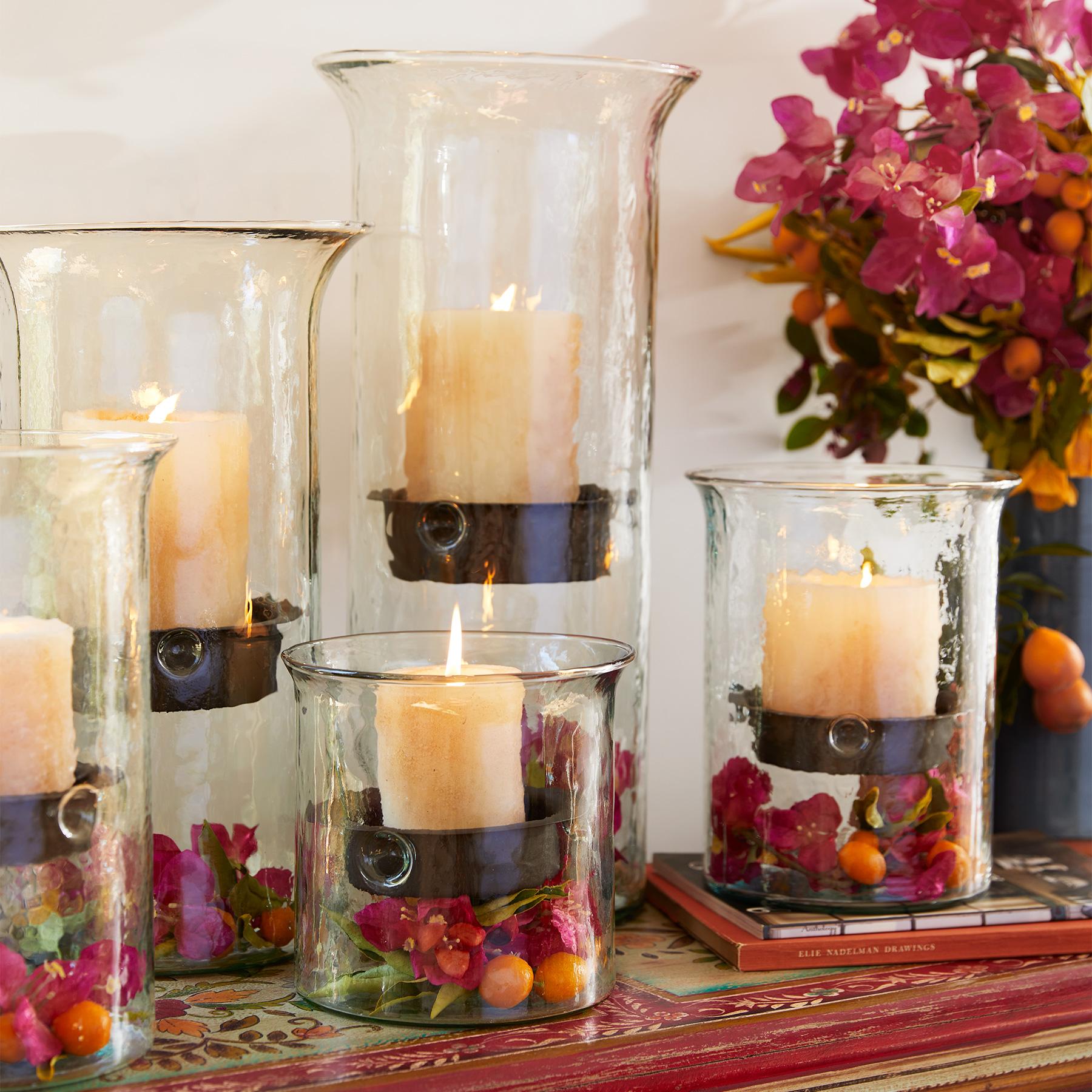 Blown Glass Hurricane - Blair Catalog