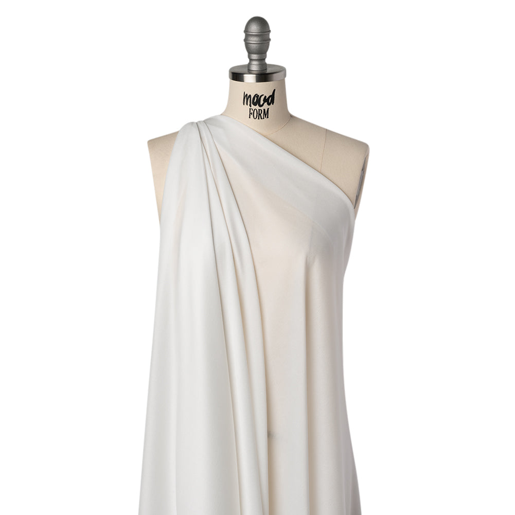 Polyester Pongee Knit Lining - White - Luca Collection - Joann Fabrics