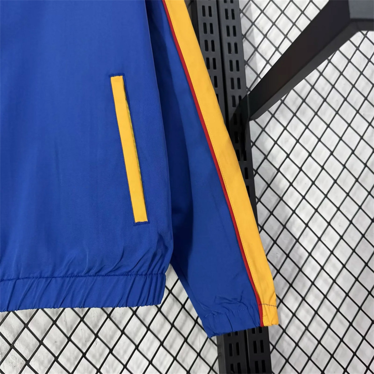 Colombia 2026 Windbreaker Jacket - Blue With Yellow - UnitedFutballJersey