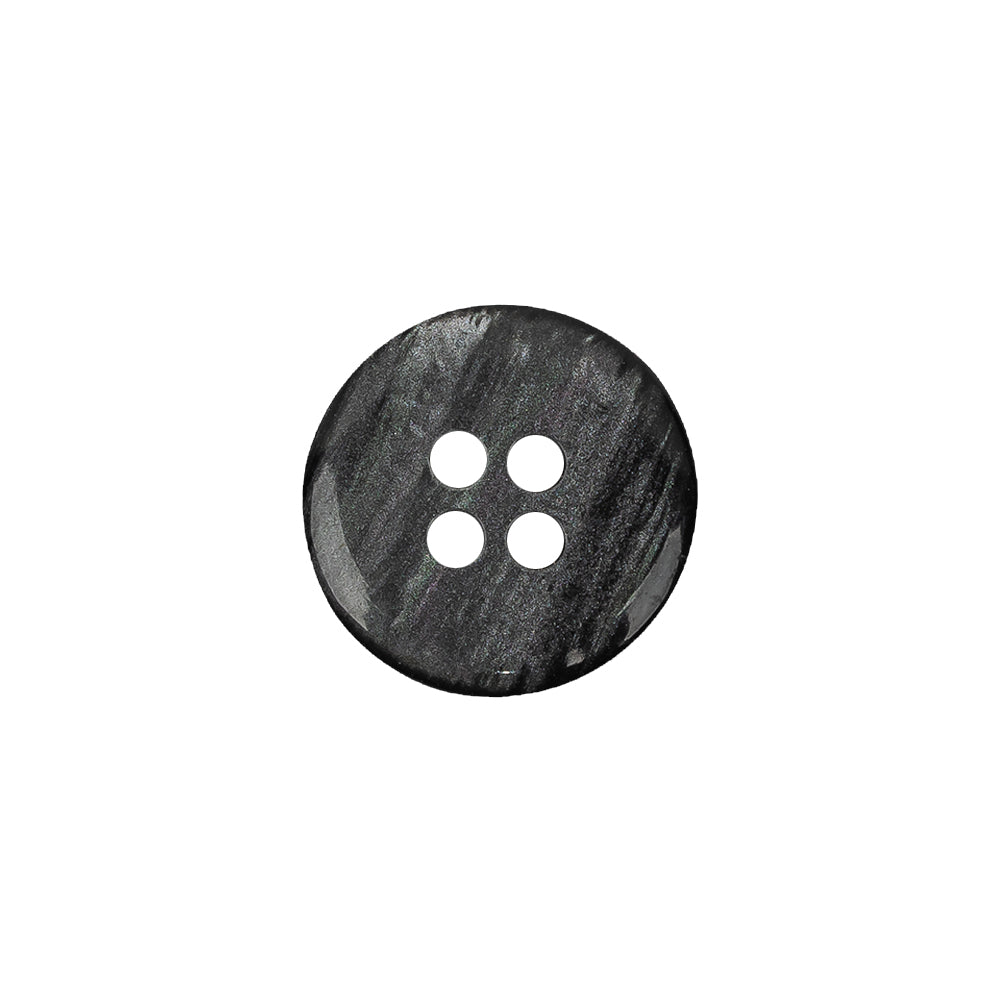 Smoke Iridescent Four Hole Smooth Top Plastic Button - 24L/15mm - Joann Fabrics
