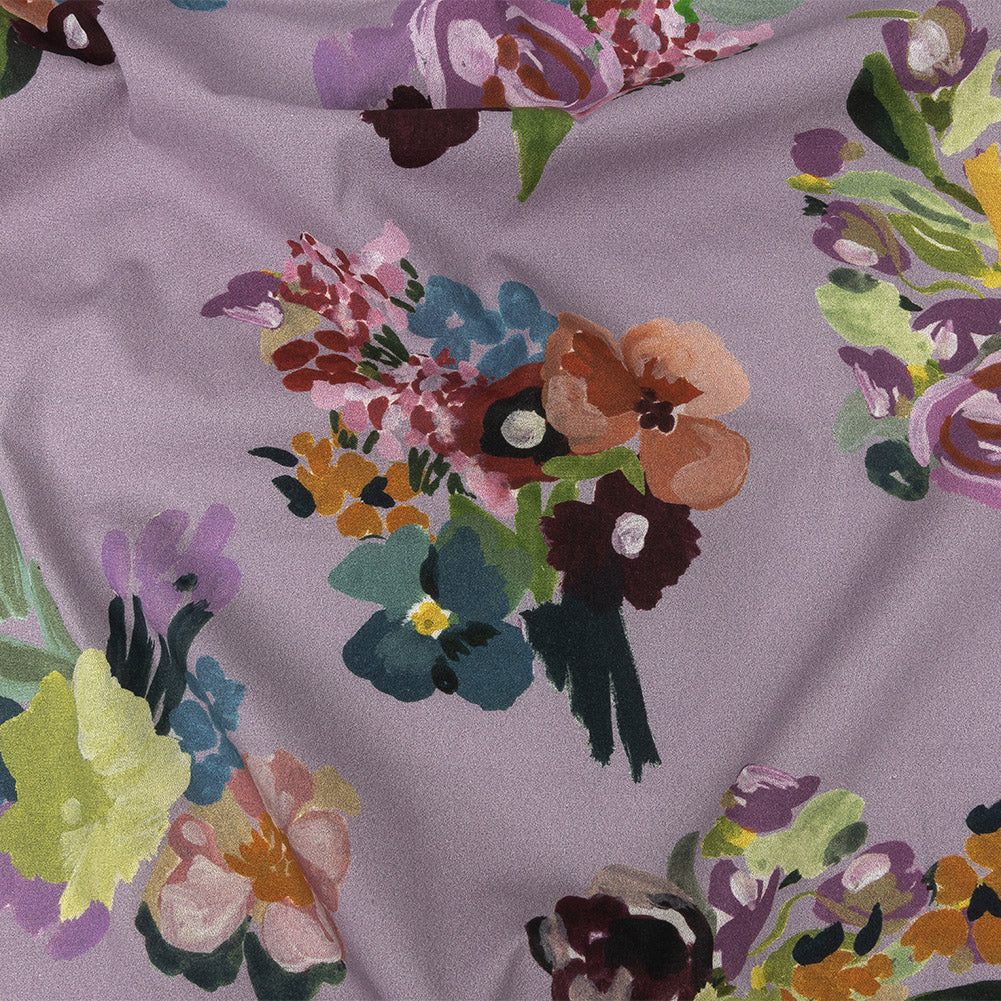 Mood Exclusive Lilac Proper Perfume Stretch Cotton Poplin - Joann Fabrics