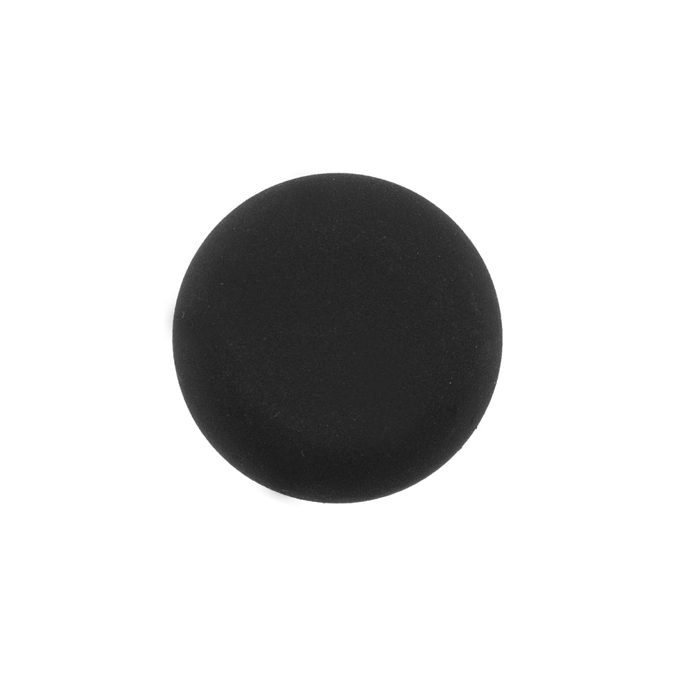 Italian Matte Black Domed Plastic Button - 32L/20mm - Joann Fabrics