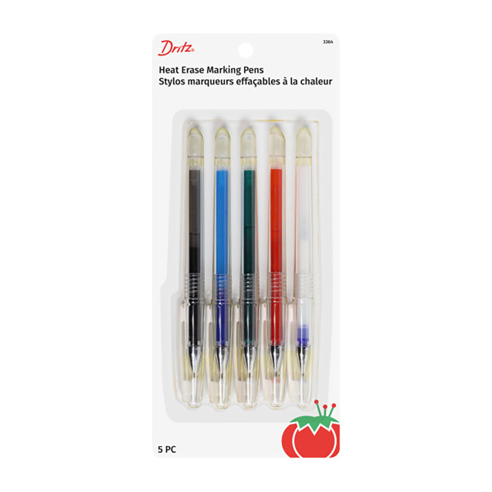 Dritz Heat Erase Marking Pens - Assorted Colors - 5pc - Joann Fabrics