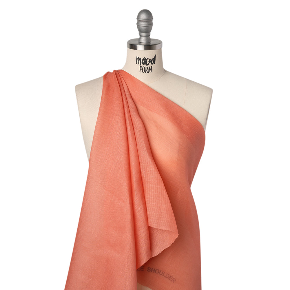 Cotton, Polyester and Silk Scrim - Guava - Famous Australian Designer Deadstock - Joann Fabrics