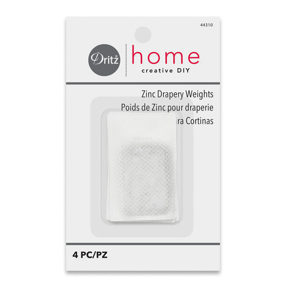 Dritz Home Zinc Drapery Weights - White - 4 pc - Joann Fabrics
