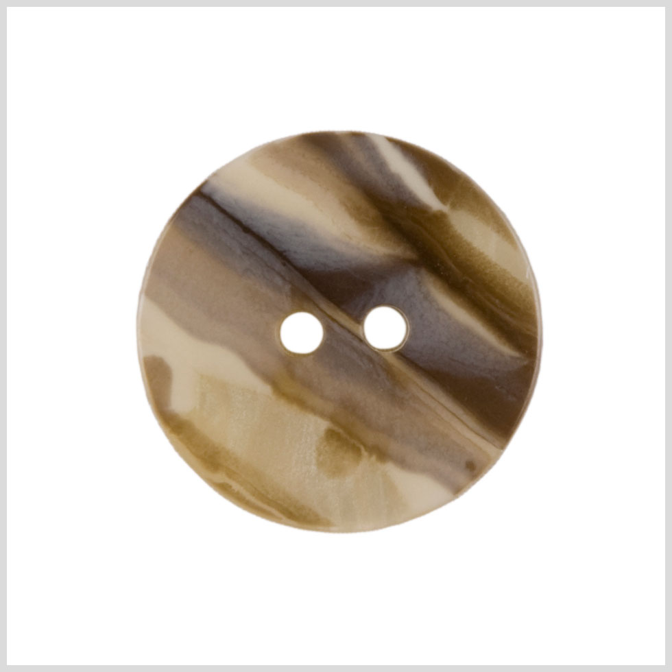 Ivory Brown Plastic Button - 36L/23mm - Joann Fabrics