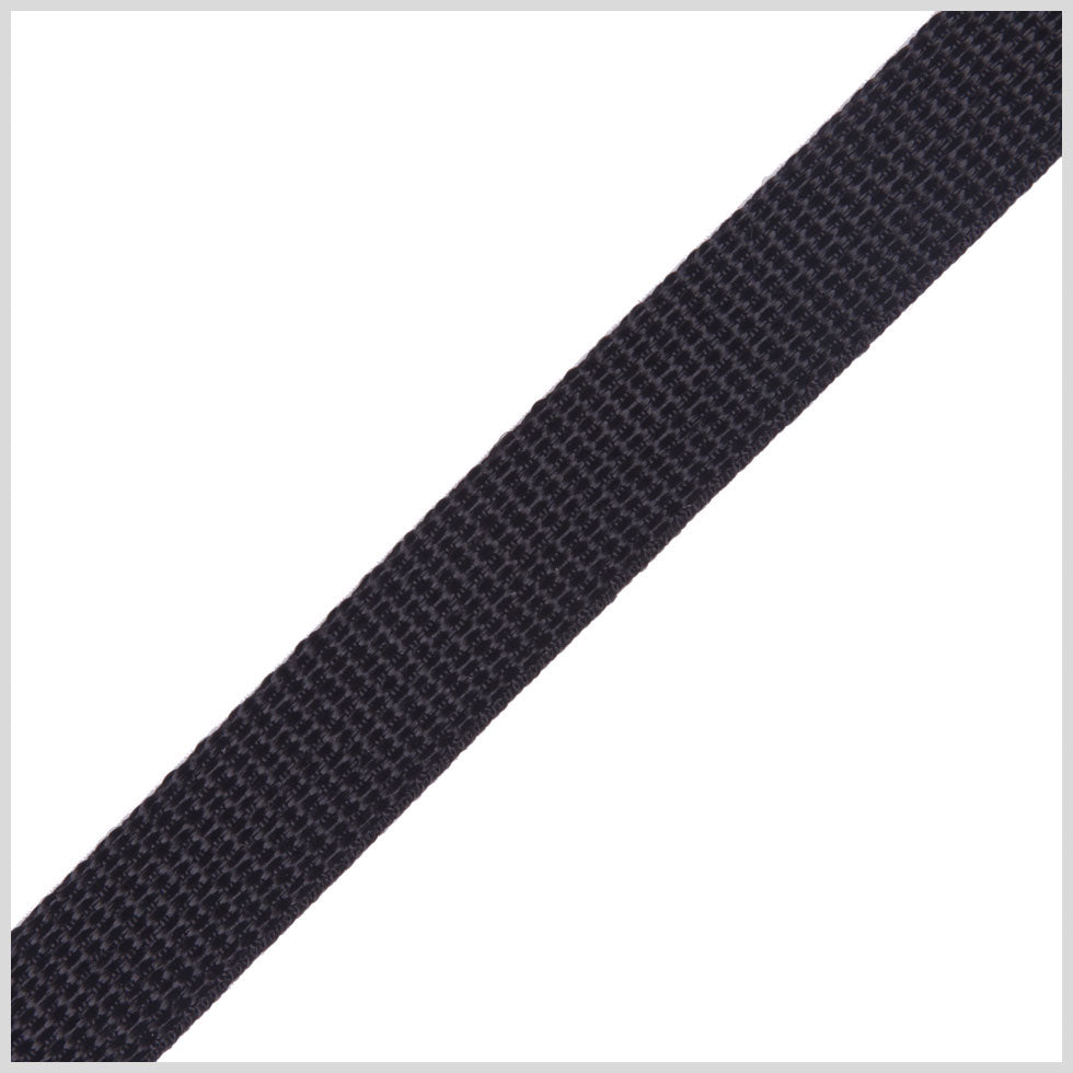 Black Nylon Webbing - 0.75