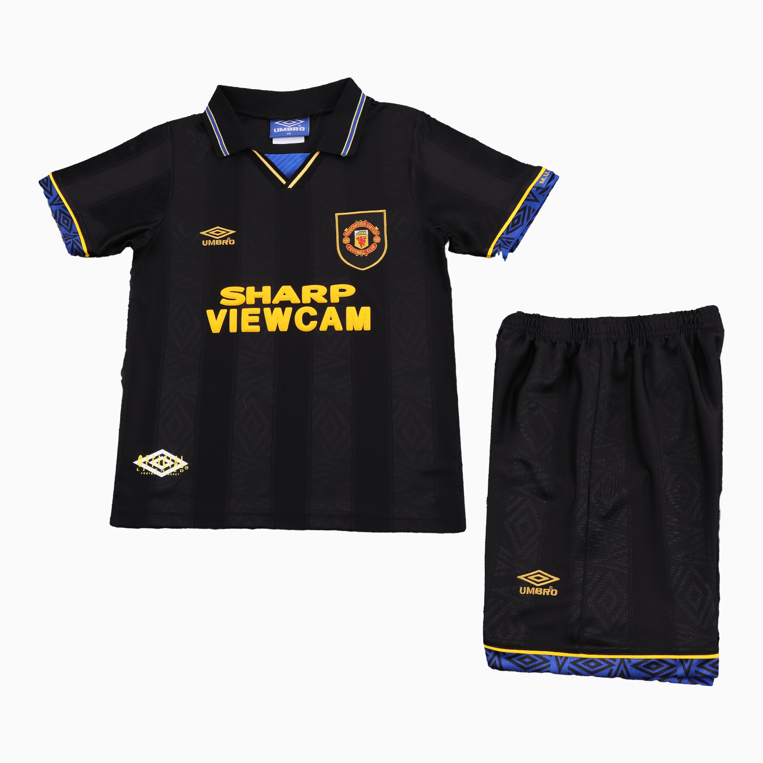 Retro Manchester United 93-95 Away Kids Kit - UnitedFutballJersey