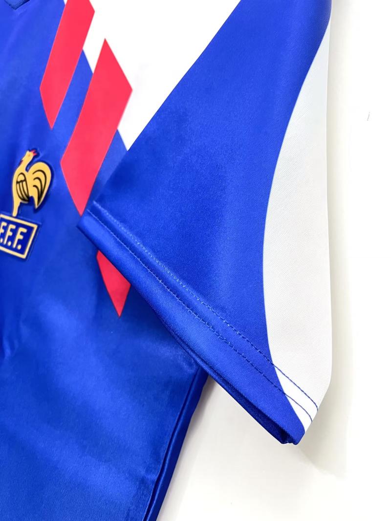 1990 Retro France Home Football Shirt 1:1 Thai Quality