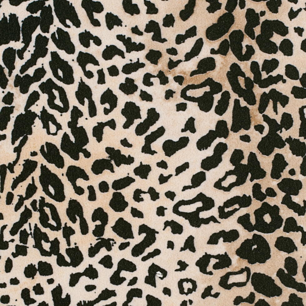 Black/Beige Cheetah Printed Micro-Polyester and Cotton - Joann Fabrics