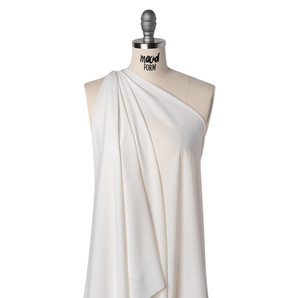 Polyester Crepe de Chine - Off White - Designer Deadstock - Joann Fabrics