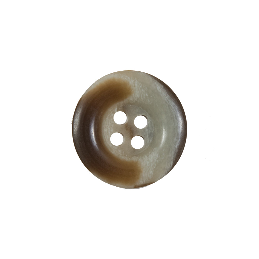 Brown and Beige Plastic 4-Hole Button - 30L/19mm - Joann Fabrics